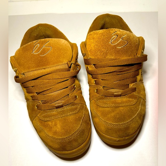 ES Accel OG Skate Shoes Men's Size 12 Brown Gum Suede Puffy Tongue - Picture 1 of 16